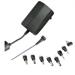 Адаптер HAMA Eco, AC/DC 1500mAh 9-24V, 24W, Черен Адаптер HAMA Eco, AC/DC 1500mAh 9-24V, 24W, Черен