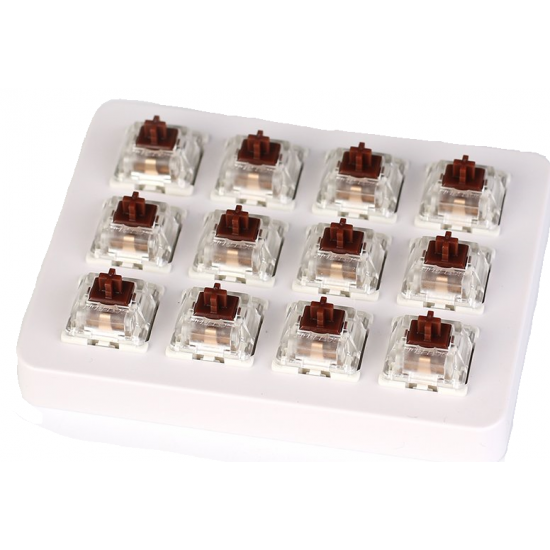 Keychron Switches for mechanical keyboards Gateron Brown Switch Set 12 pcs