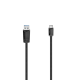 Кабел HAMA  USB-C мъжко-USB-A мъжко, USB 3.2 Gen 1, 5Gbit/s, 0.25 м., Черен