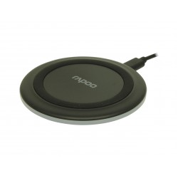 Безжично зарядно устройство RAPOO XC110, Qi, 5W/7.5W/10W, Черен