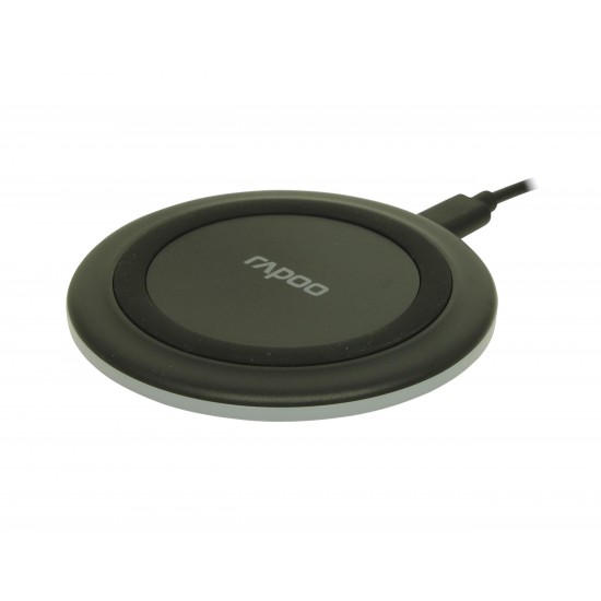 Wireless Charger for Smartphones RAPOO XC110, Qi, 5W/7.5W/10W, Black
