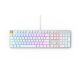 Геймърскa механична клавиатура Glorious White Ice GMMK RGB Full Size, Gateron Brown US Layout
