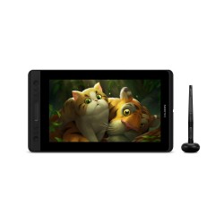 Графичен дисплей таблет HUION Kamvas Pro 13, USB-C, Черен/Сребрист Графичен дисплей таблет HUION Kamvas Pro 13, USB-C, Черен/Сребрист