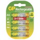 Акумулаторна Батерия GP  R6 AA 2700mAh NiMH 4 бр. 270AAHC-UC-3+1 GP