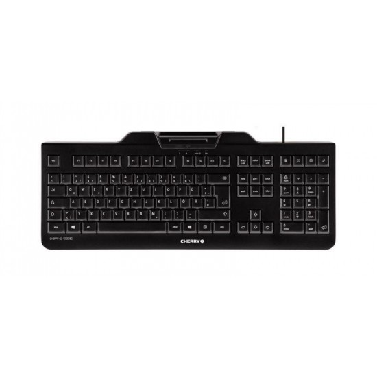 Classic keyboard CHERRY KC 1000 SC , black, smart card reader