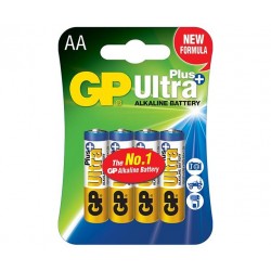 Алкална батерия GP ULTRA PLUS LR6 AA /4 бр. в опаковка/ 1.5V Алкална батерия GP ULTRA PLUS LR6 AA /4 бр. в опаковка/ 1.5V