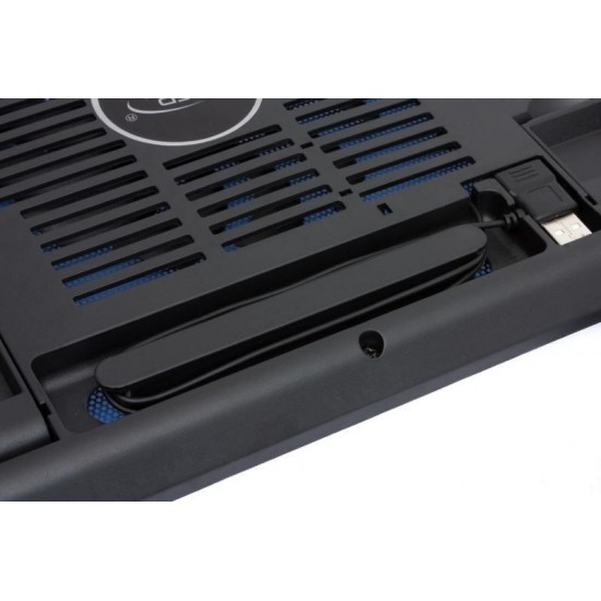 Notebook Cooler DeepCool N17 Black, 14", 140 mm,Black