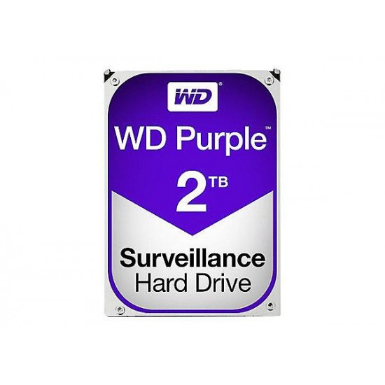 HDD WD Purple , 2TB, 5400rpm, 64MB, SATA 3,WD20PURZ