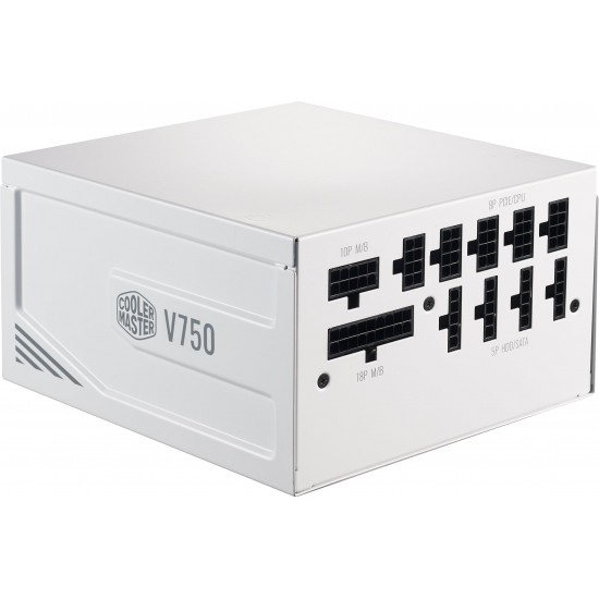 Power Supply Cooler Master V750 Gold V2 White Edition Fully Modular, 750W 80+ Gold