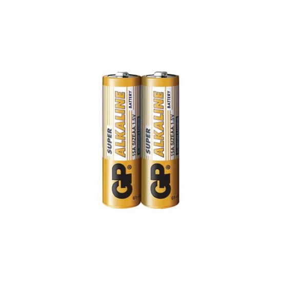 GP Alkaline battery  SUPER LR-6 AA /2 pcs./ 1.5V
