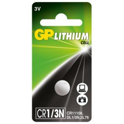 Литиева батерия GP CR-1/3N 3V за глюкомери и фото DL1/3N Литиева батерия GP CR-1/3N 3V за глюкомери и фото DL1/3N