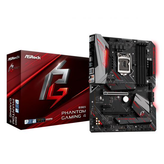 Motherboard ASROCK B365 PHANTOM GAMING 4, Socket 1151(300 series) , ATX, RGB