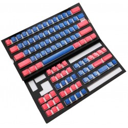 Капачки за механична клавиатура Ducky Pudding Blue & Red 108-Keycap Set PBT Double-Shot US Layout