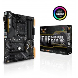 Дънна платка ASUS TUF B450-PLUS GAMING socket AM4, 4xDDR4, Aura Sync