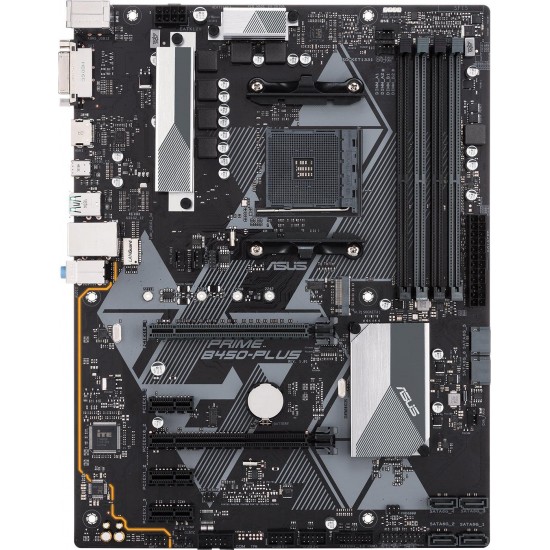 Motherboard ASUS PRIME B450-PLUS socket AM4, 4xDDR4, Aura Sync
