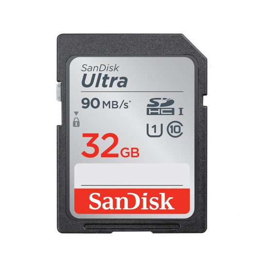 Memory card  SANDISK Ultra SDHC/SDXC, 32GB, Class 10 UHS-I, 90 Mb/s