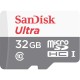 Карта памет SANDISK ULTRA microSDHC UHS-I, 32GB, Class 10, 80MB/s, +Адаптер