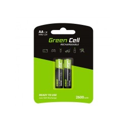 Акумулаторна Батерия GP  R6 AA 2600mAh NiMH 2 бр. GR05 GREEN CELL