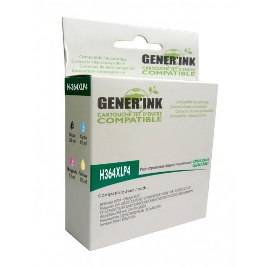 Ink cartridge GENERINK CN687 HP, Yellow