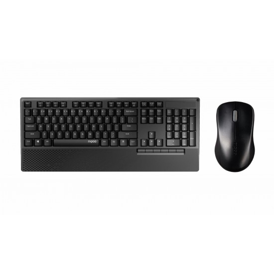 RAPOO X1960  Wireless Optical Mouse & Keyboard, Black
