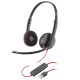 Слушалки Plantronics Blackwire C3220, Stereo, Unified Communication, Микрофон, Черни