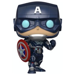 Фигурка Funko POP! Marvel: Avengers Gamerverse - Captain America #627 Фигурка Funko POP! Marvel: Avengers Gamerverse - Captain America #627
