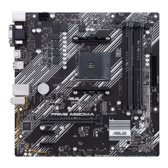 Motherboard ASUS PRIME A520M-A, socket AM4, 4x DDR4, micro ATX