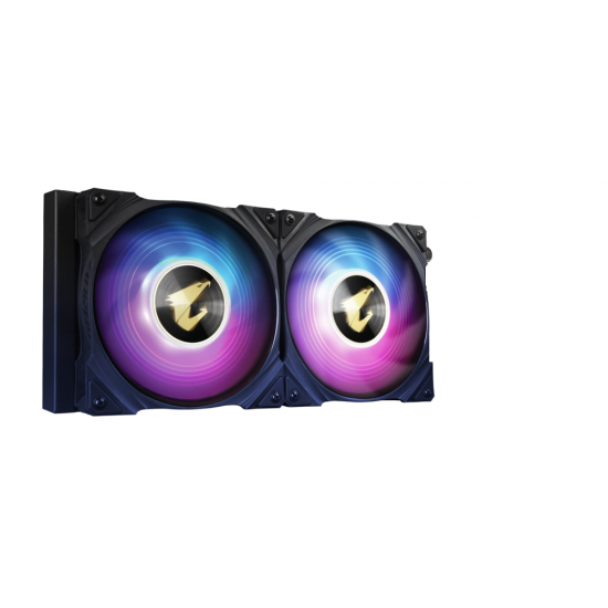 CPU Cooler Gigabyte AORUS WATERFORCE X 240, LCD Display, RGB Fusion