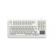 Компактна жична клавиатура CHERRY G80-11900, с Trackball, сива