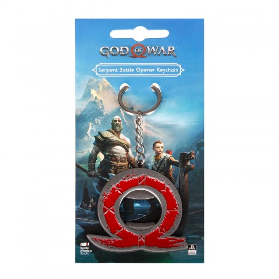 God of War Keychain Serpent Bottle Opener, GAYA Entertainment