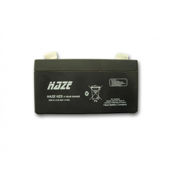 Lead Battery Haze Haze (HZS 6-1.3) 6V / 1.3 Ah- 98/25/52 mm AGM