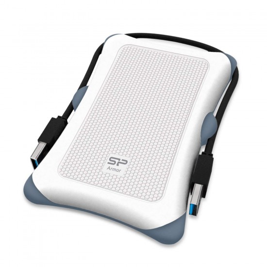 External HDD SILICON POWER Armor A30 , 2.5", 1TB, USB3.1, White
