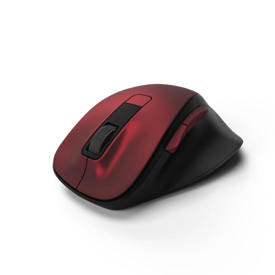 Hama "MW-500" Optical 6-Button Wireless Mouse, red/black