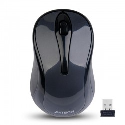 Безжична мишка A4Tech G3-280N-1, V-Track PADLESS, сива, USB