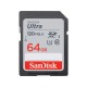 Карта памет SANDISK Ultra SDHC, 64GB, Class 10, U1, 120 Mb/s