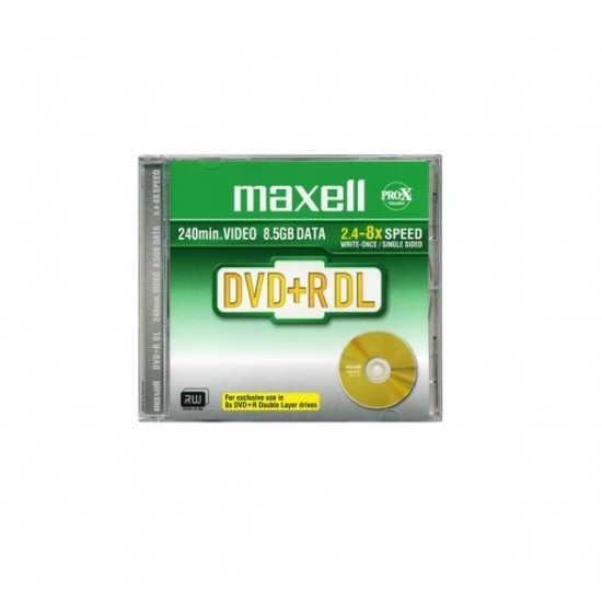 DVD+R Dual Layer, 8.5Gb,  1 pc jewel case