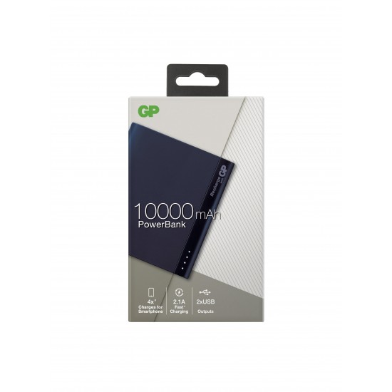 External battery GP B10A, 10000 mAh, blue