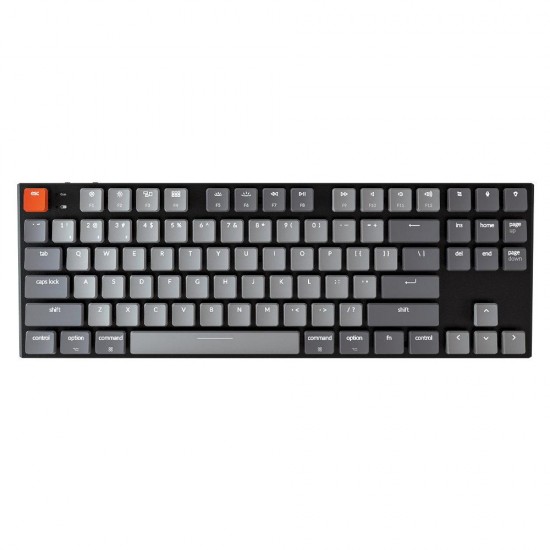 Mechanical Keyboard Keychron K1 TKL Gateron Low Profile Red Switch White LED Gateron Low Profile Red Switch ABS