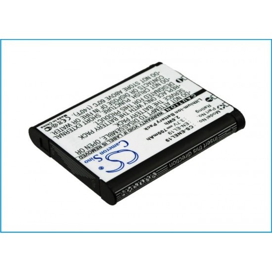 Батерия за апарат NIKON EN-EL19 Li-Ion 3.7V 700mAh Cameron Sino Camera Battery for NIKON EN-EL19 Li-Ion 3.7V 700mAh Cameron Sino