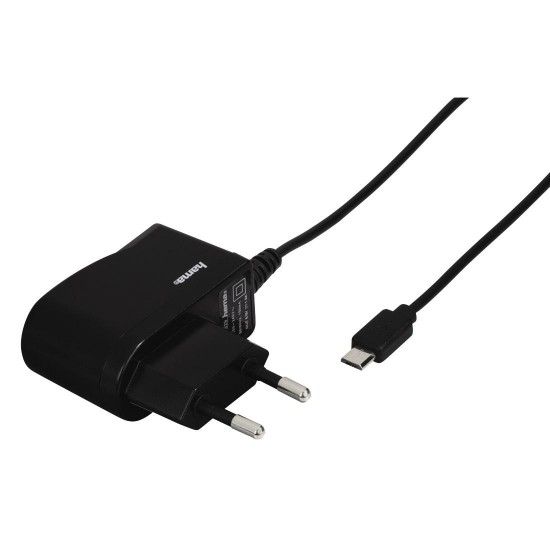 Charger Kit HAMA 173670, micro USB,1 A, cable, black
