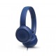 Слушалки on-ear JBL T500, Син
