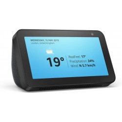 Смарт тонколона Amazon Echo Show 5, сензорен екран, гласов асистент, Черен