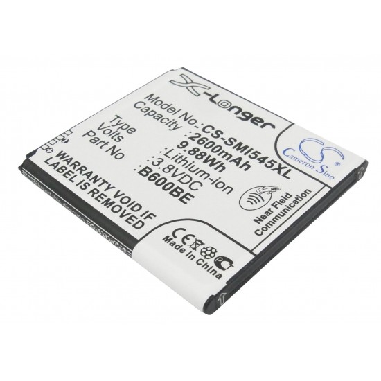 Mobile battery for Samsung Galaxy S4, Duos 3.8V 2600mAh CAMERON SINO