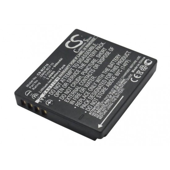 Батерия за апарат PANASONIC DMW-BCF10E LiIon 3.7V 940mAh Cameron Sino Camera Battery for PANASONIC DMW-BCF10E LiIon 3.7V 940mAh Cameron Sino