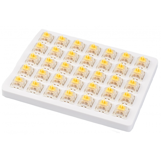 Keychron Switches for mechanical keyboards Gateron Cap Milk-Yellow Switch Set 35 pcs