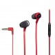 Геймърски слушалки тапи с микрофон HyperX Cloud Earbuds, Червен