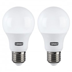 LED крушка XAVAX, 9W, E27, A 60. 2700K, bulb, 2 броя