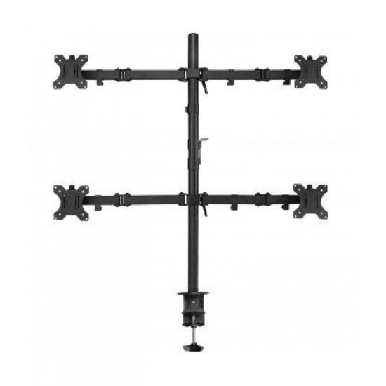Desk mount for 4 monitors up to 32 inch with VESA