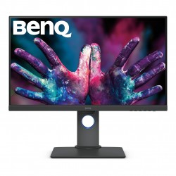 Монитор BenQ PD2705Q, IPS, 27 inch, Wide, WQHD, HDMI, Display Port&lrm;, Display Port Out, USB-C, Черен