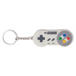 Ключодържател Super Nintendo - Controller Rubber Keychain, Bioworld